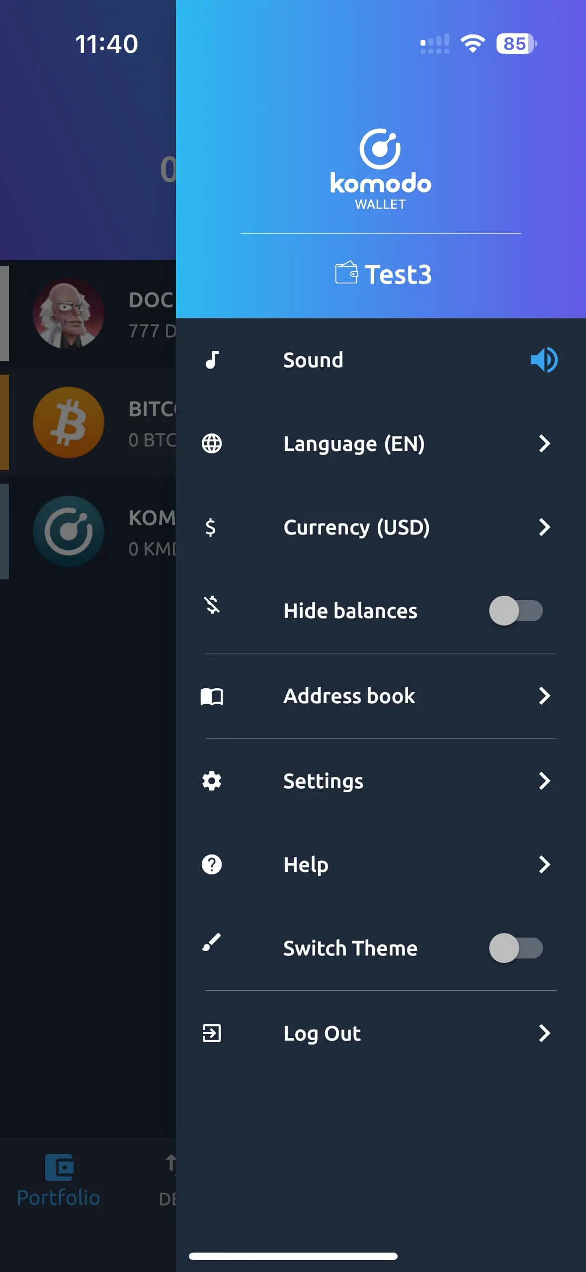  How to Use the Address Book in Komodo Wallet Mobile